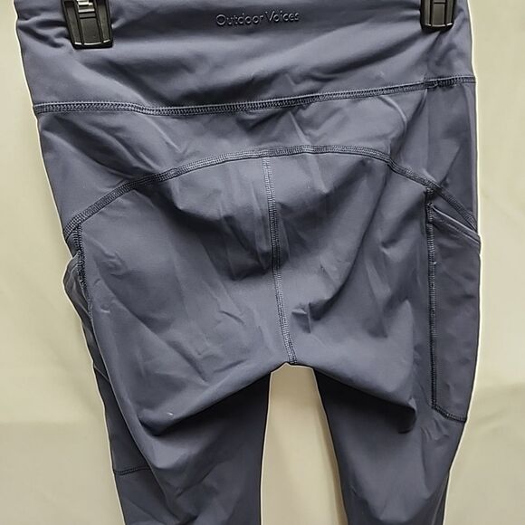 Outdoor Voices Warmup 7/8 Length High Rise Midnight Blue Leggings Size M - Picture 14 of 15